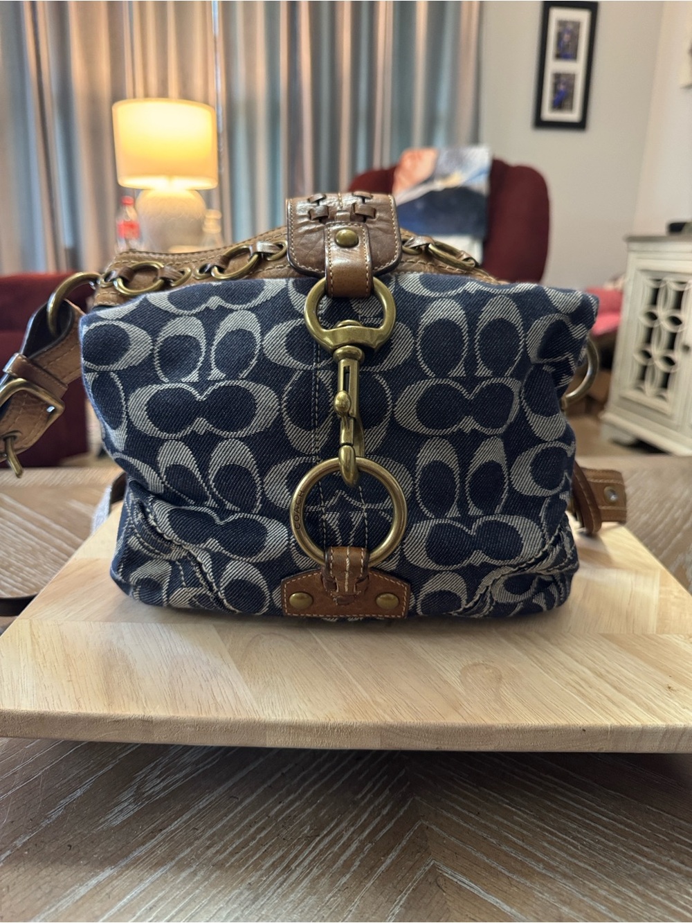 Vintage Coach Limited Edition denim bag, model F06K-10406! - Picture 3 of 16